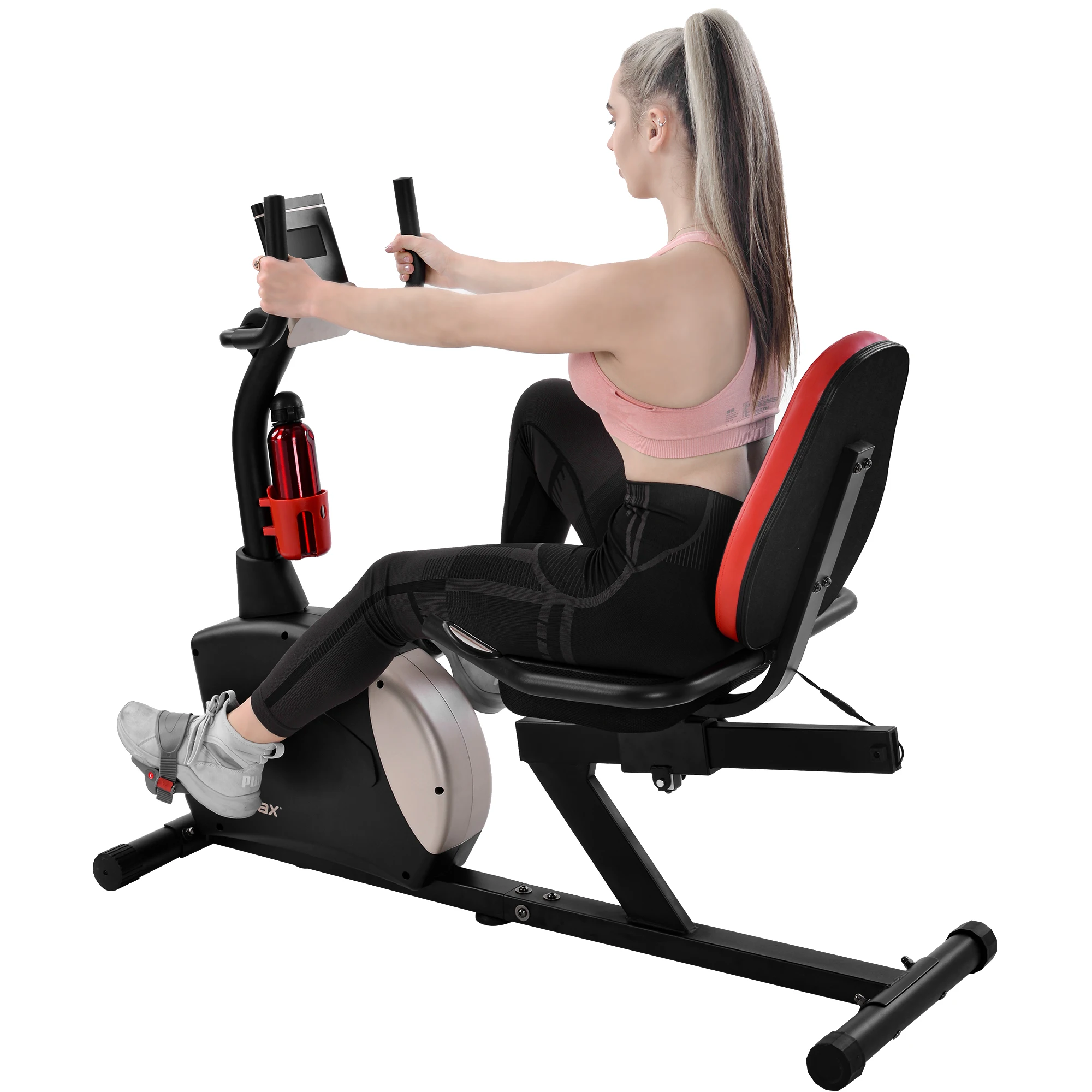 EU Stock Family Exercise Bike Indoor Home GYM Horizontal Lower Limb Fitness Equipment Muscle Practice Training Spinning Bike