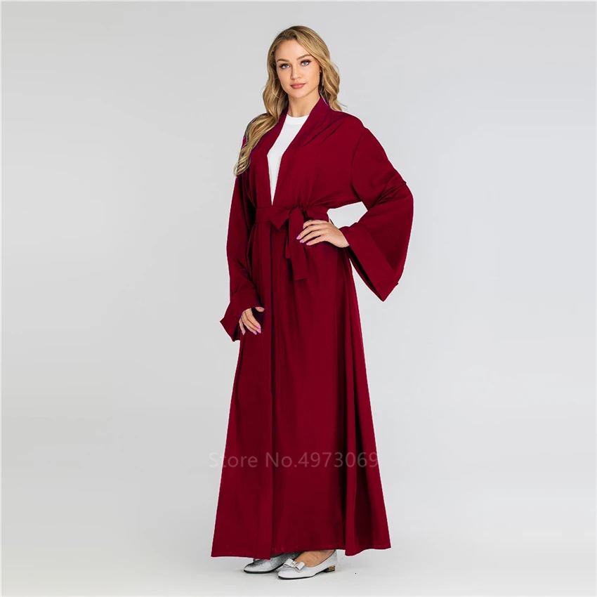 Women Abaya Dubai Muslim Party Dress Long Sleeve Solid Ramadan Cardigan Casual Ladies Caftan Turkish Islamic Clothing
Women Abaya Dubai Muslim Party Dress Long Sleeve Solid Ramadan Cardigan Casual Ladies Caftan Turkish Islamic Clothing