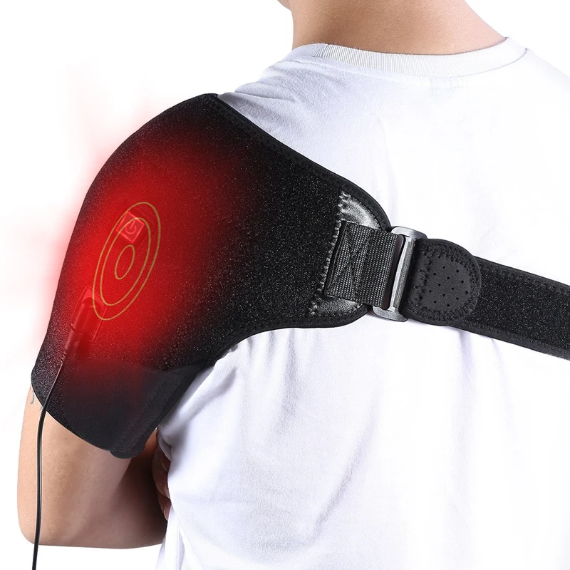 USB Heated Shoulder 3 Level Heating Brace Pain Relief Adjustable Single Shoulder Support Hot Cold Therapy Wrap Warm Pad Guard
USB Heated Shoulder 3 Level Heating Brace Pain Relief Adjustable Single Shoulder Support Hot Cold Therapy Wrap Warm Pad Guard