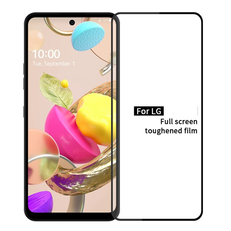 For LG K42 Phone Film For LG K40S Full cover For LG K50S K52 K51S K40 Glass tempered film color screen protector Film For LG K61
For LG K42 Phone Film For LG K40S Full cover For LG K50S K52 K51S K40 Glass tempered film color screen protector Film For LG K61