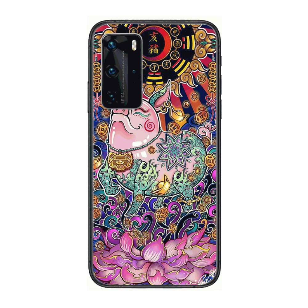 Twelve Chinese Zodiac Phone Case For Huawei P 40 30 20 10 Lite Smart Z Pro Black Etui Coque Painting Hoesjes comic fashion
Twelve Chinese Zodiac Phone Case For Huawei P 40 30 20 10 Lite Smart Z Pro Black Etui Coque Painting Hoesjes comic fashion