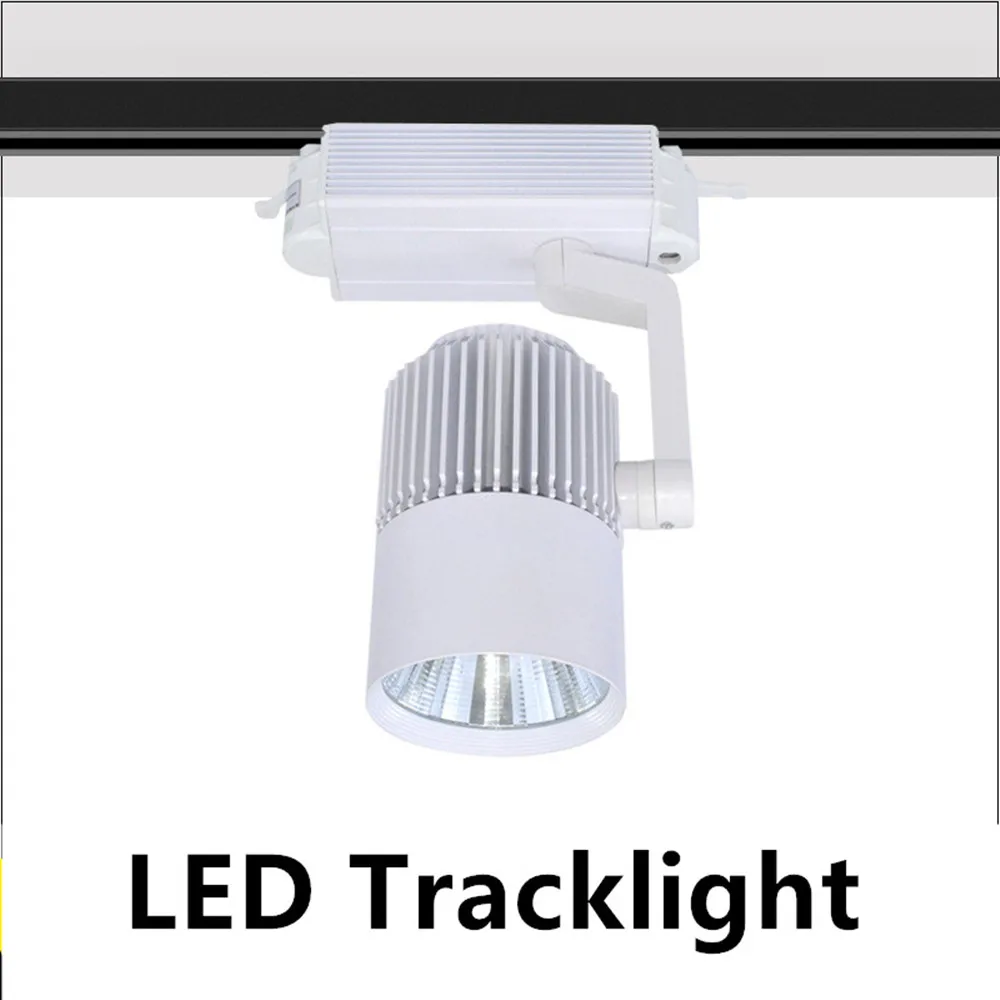 30W COB LED Rail Tracklight Spotlight Lamp Replace 300W Halogen Warm white 3000K cold 6500K Natural White 4000K 110V 220V | Освещение