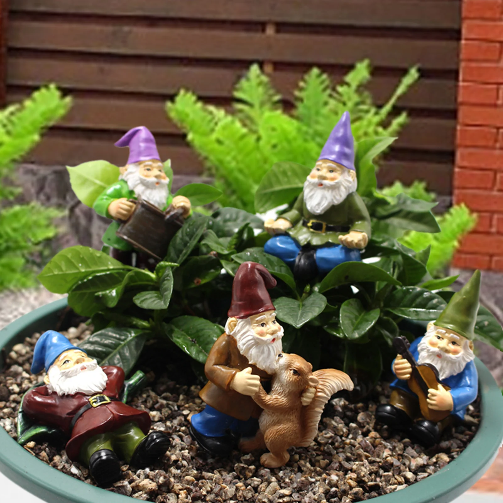 5pcs Fairy Garden Miniatures Gnome Mini Cute Dwarf Figurines Flowerpot Dwarf Decorations For Lawn Garden Ornament Resin Supplies
5pcs Fairy Garden Miniatures Gnome Mini Cute Dwarf Figurines Flowerpot Dwarf Decorations For Lawn Garden Ornament Resin Supplies