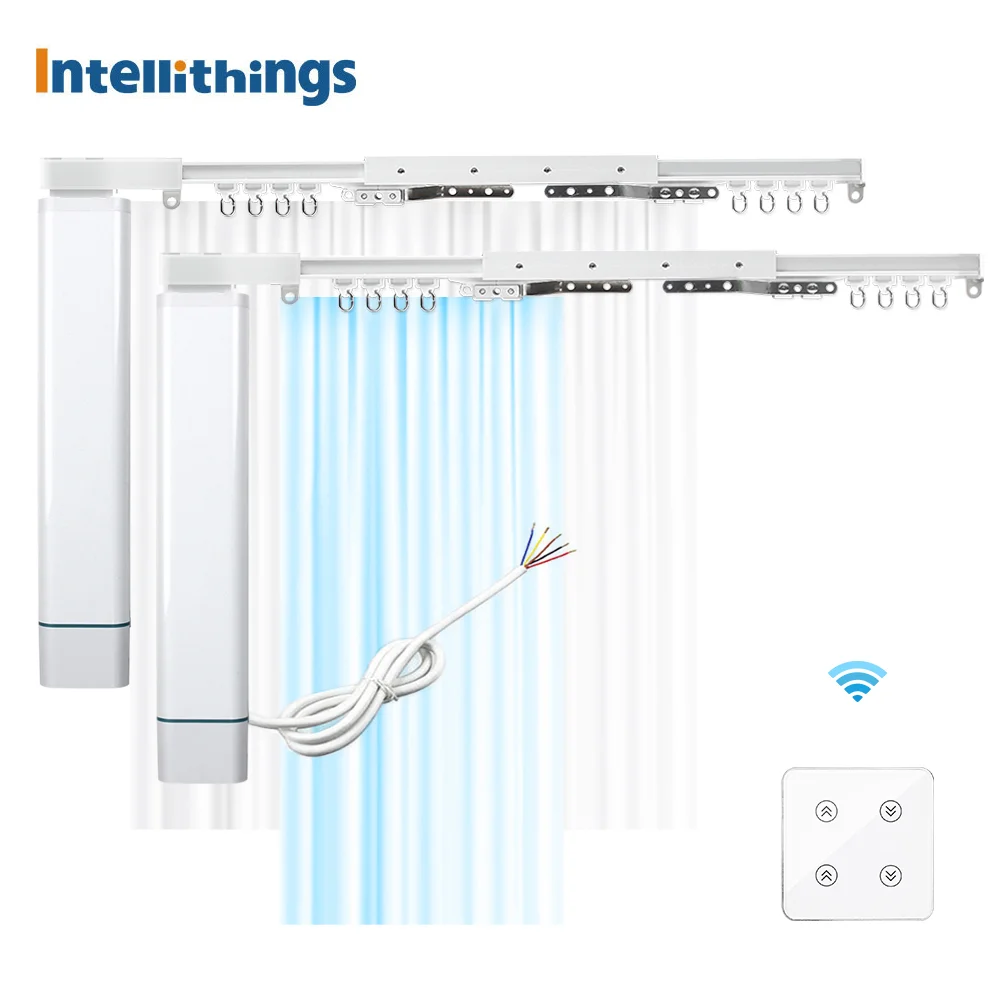 Умный 2-канальный переключатель для штор Intellithings Tuya Zigbee с двойной дорожкой, моторизованный, под заказ, занавес Alexa Google Home EU US
Умный 2-канальный переключатель для штор Intellithings Tuya Zigbee с двойной дорожкой, моторизованный, под заказ, занавес Alexa Google Home EU US