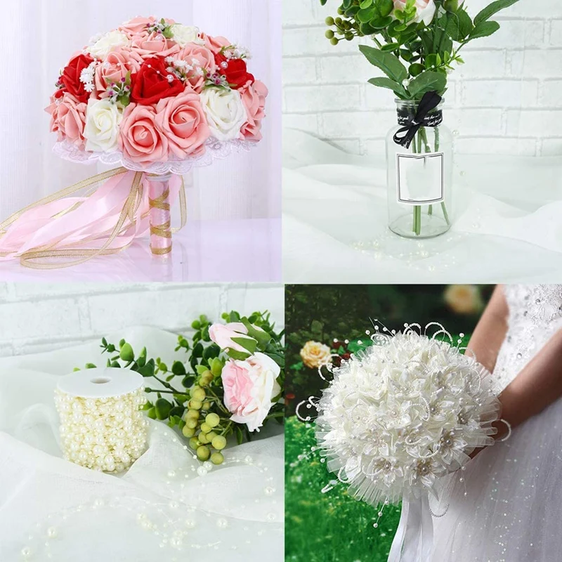 Beads Pearl Strands Chain for Christmas Tree Holiday Decor 60M/Roll
Beads Pearl Strands Chain for Christmas Tree Holiday Decor 60M/Roll