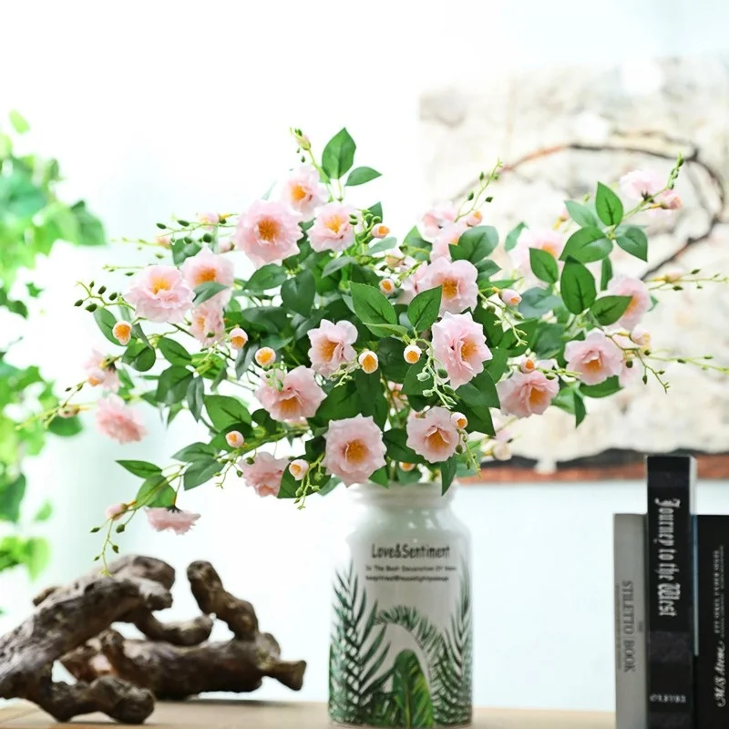Artificial Flower, Single Branch, 64cm, Champagne Chinese Rose Flower, Home Decoration, Wedding Scene, Vase Flower Arrangement
Artificial Flower, Single Branch, 64cm, Champagne Chinese Rose Flower, Home Decoration, Wedding Scene, Vase Flower Arrangement