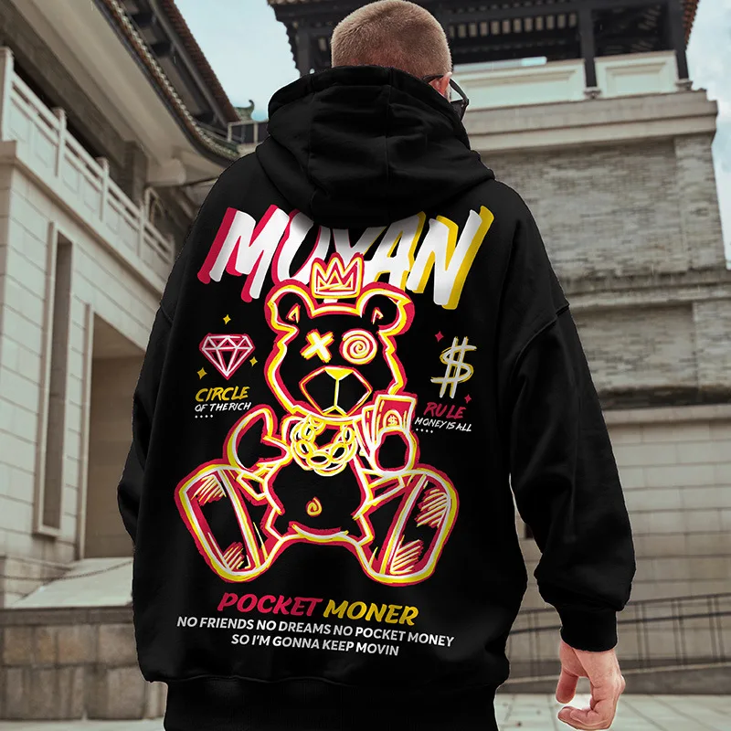 Oversize Hoodie Men's Fall Harajuku Style Black Red Sweater Hip Hop High Street Pullover Jacket Loose Large Size Sweatshirt
Oversize Hoodie Men's Fall Harajuku Style Black Red Sweater Hip Hop High Street Pullover Jacket Loose Large Size Sweatshirt