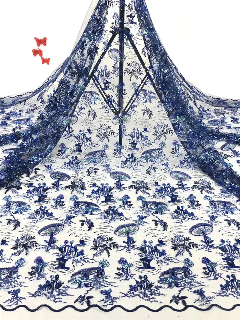 2020 newarrival french lace fabric 5yards fashion embroidery sequins mesh lace fabric for lady party dress DPJU034
2020 newarrival french lace fabric 5yards fashion embroidery sequins mesh lace fabric for lady party dress DPJU034