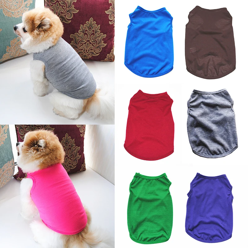 XS-XL Summer Pure Cotton Dog Shirts Solid Color Blank Bottoming Puppy Shirt Soft Leisure Cat Vest Clothes for Small Large Dogs
XS-XL Summer Pure Cotton Dog Shirts Solid Color Blank Bottoming Puppy Shirt Soft Leisure Cat Vest Clothes for Small Large Dogs