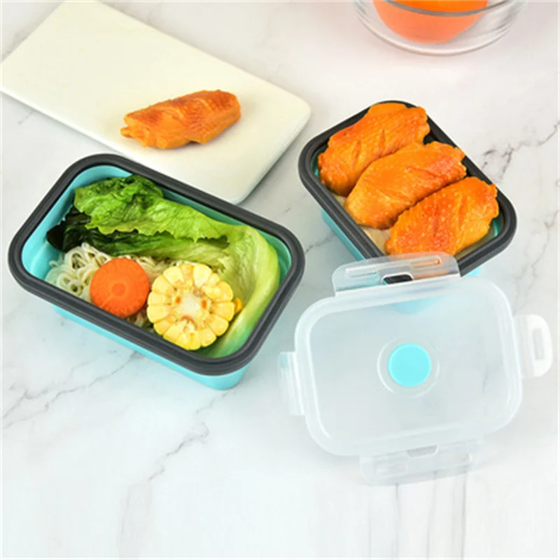 4 Pcs Silicone Collapsible Lunch Box Food Storage Container Bento Bpa Free Microwavable Portable Picnic Home Kitchen Outdoor 
4 Pcs Silicone Collapsible Lunch Box Food Storage Container Bento Bpa Free Microwavable Portable Picnic Home Kitchen Outdoor