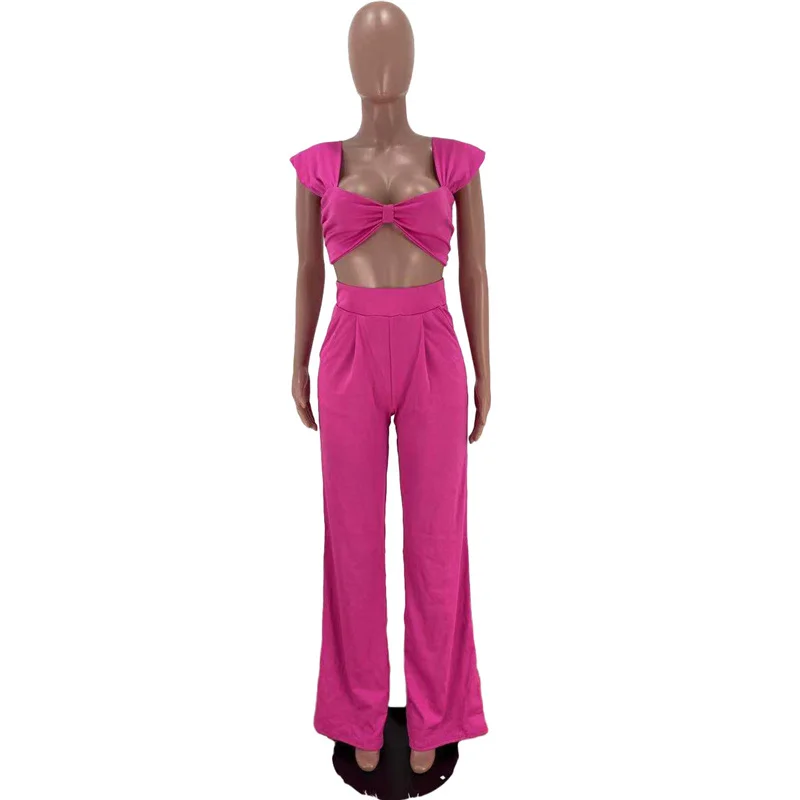 Zoctuo Pant Sets For Girls Casual Summer Club Party Pant Sets Women 2 Piece Outfits Solid Slim Sleeveless Crop Top Trousers Set
Zoctuo Pant Sets For Girls Casual Summer Club Party Pant Sets Women 2 Piece Outfits Solid Slim Sleeveless Crop Top Trousers Set