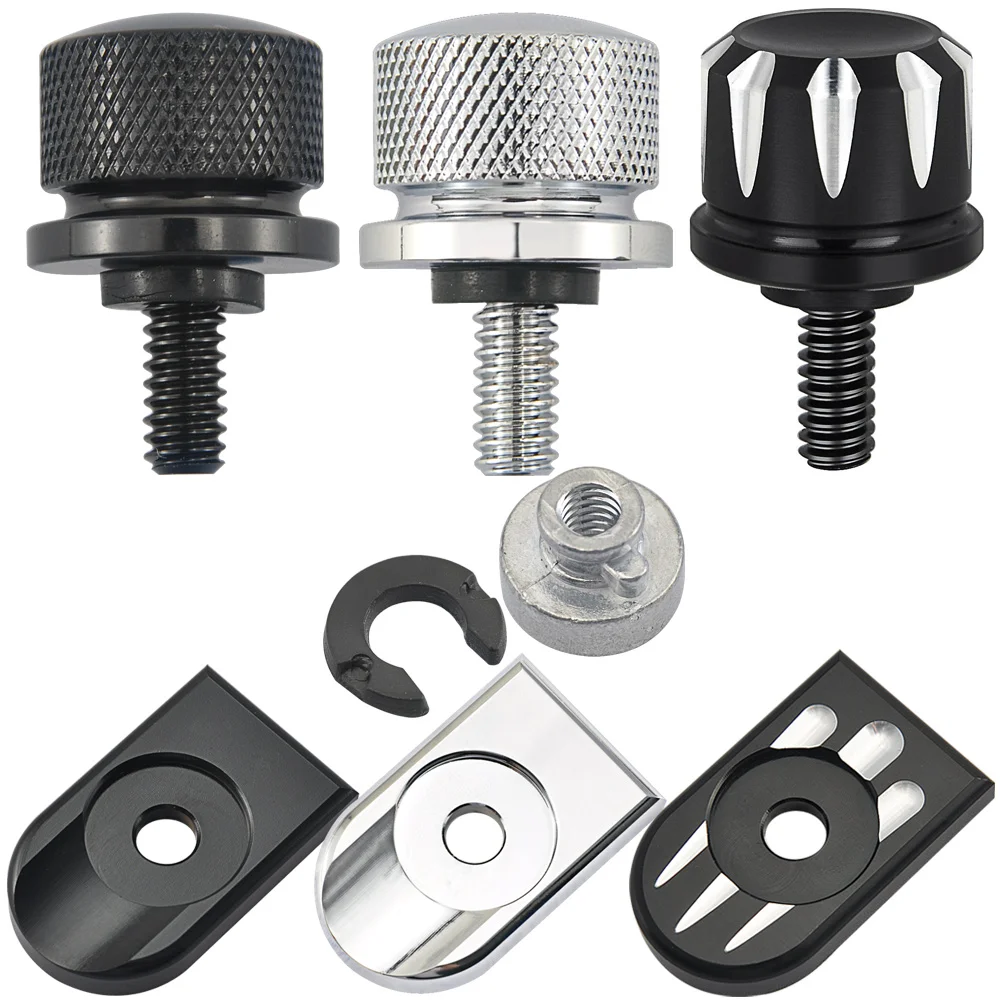 Motorcycle Rear Fender Seat Bolt Seat Screw Nut Kit Mount Knob Cover Nut for Harley Motorbikes '96-'19
Motorcycle Rear Fender Seat Bolt Seat Screw Nut Kit Mount Knob Cover Nut for Harley Motorbikes '96-'19