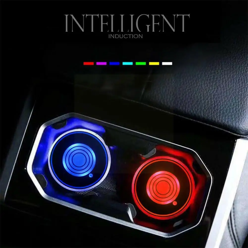 2pcs LED Light Car Cup Holder Mat 7 Colors Changing Atmosphere Water USB Cup Interior Lamp Pad Charging Proof Luminescent E2K5
2pcs LED Light Car Cup Holder Mat 7 Colors Changing Atmosphere Water USB Cup Interior Lamp Pad Charging Proof Luminescent E2K5