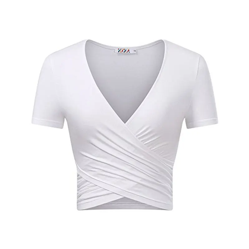 Women Yoga Top Gym White Crop Tops Yoga Shirts Short Sleeve Workout Tops Fitness Running Sport T-Shirts Training Top
Women Yoga Top Gym White Crop Tops Yoga Shirts Short Sleeve Workout Tops Fitness Running Sport T-Shirts Training Top