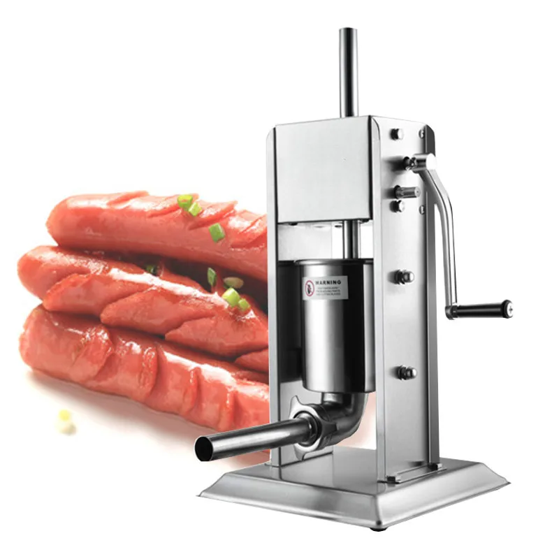 Spain Machine Sausage Stuffer Stainless Steel 5L Manual Sausage Filler Meat Stuffer With Sausage Funnel
Spain Machine Sausage Stuffer Stainless Steel 5L Manual Sausage Filler Meat Stuffer With Sausage Funnel