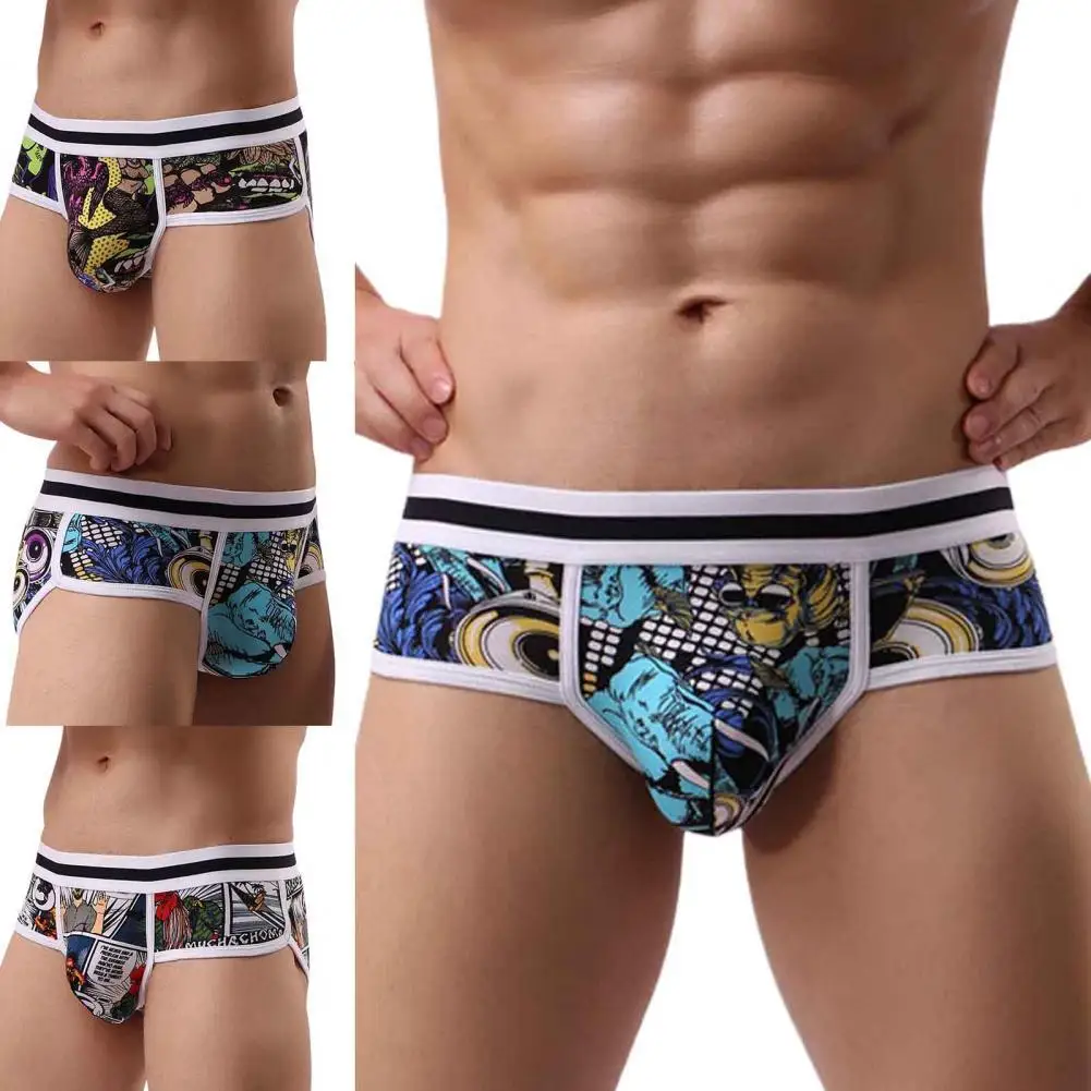 Men Panties Sexy Mid-waist Breathable Cotton Blend Men Printed Underwear Men's Underwear Boxer Shorts Breathable Boxers Panties
Men Panties Sexy Mid-waist Breathable Cotton Blend Men Printed Underwear Men's Underwear Boxer Shorts Breathable Boxers Panties
