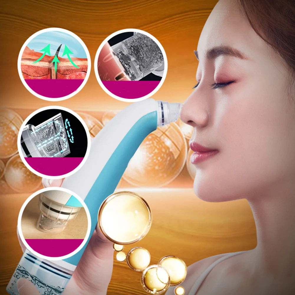 Bubble Blackhead Remover Electric Pore Cleaner Vacuum Suction For Acne Pimple Black Dot Removal Facial Skin Care Beauty Device
Bubble Blackhead Remover Electric Pore Cleaner Vacuum Suction For Acne Pimple Black Dot Removal Facial Skin Care Beauty Device