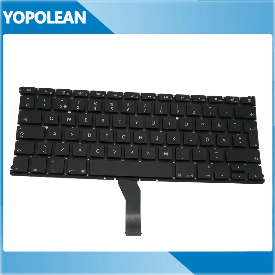 5 шт./лот новая шведская клавиатура для Macbook Air 13 "A1369 2011 A1466 2012 2013 2014 2015 2017
5 шт./лот новая шведская клавиатура для Macbook Air 13 "A1369 2011 A1466 2012 2013 2014 2015 2017