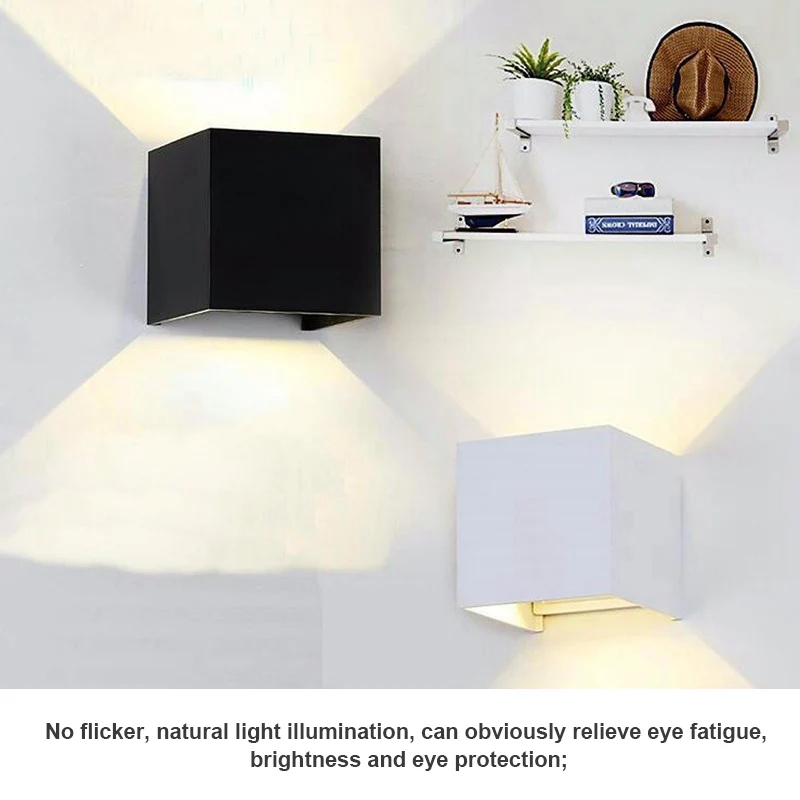 8 style Indoor Lighting Wall Light 6W Aluminum Bedroom COB Bathroom Cube 85-265V Modern High-End Wall Lamp Luminous Living Room
8 style Indoor Lighting Wall Light 6W Aluminum Bedroom COB Bathroom Cube 85-265V Modern High-End Wall Lamp Luminous Living Room
