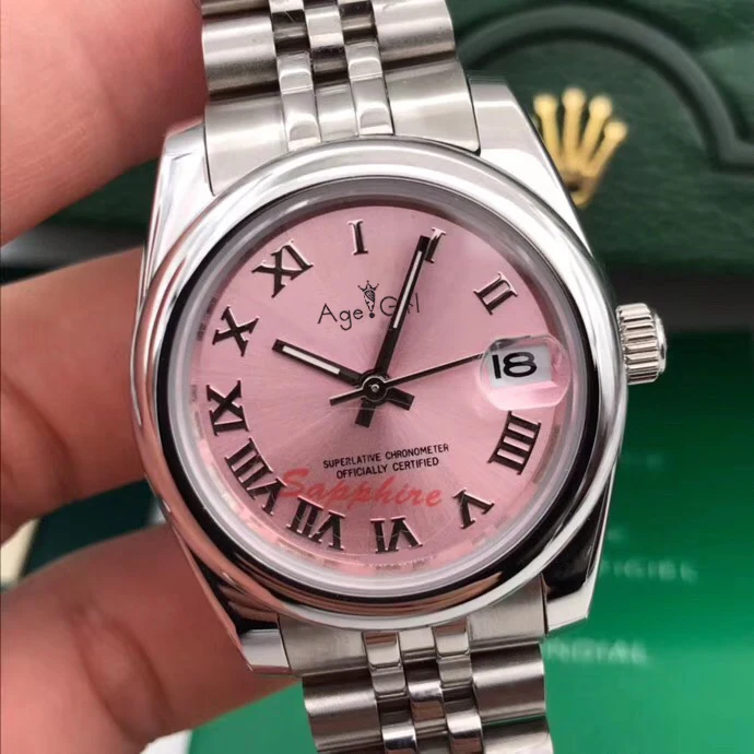 Classic New Stainless Steel Sapphire Watch Women Lady Automatic Mechanical Diamond Silver Gold Red Grey Blue Datejust 31mm
Classic New Stainless Steel Sapphire Watch Women Lady Automatic Mechanical Diamond Silver Gold Red Grey Blue Datejust 31mm