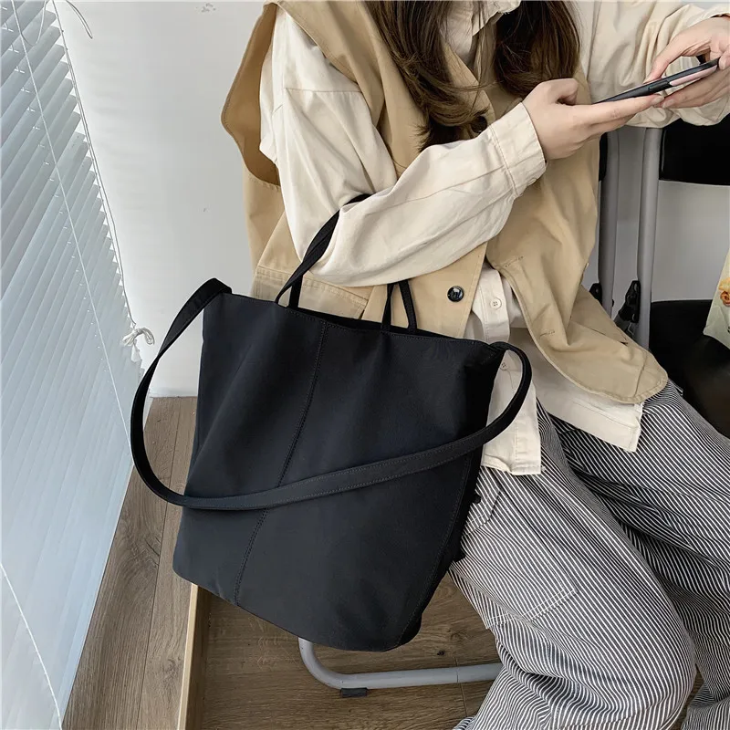 Student canvas bag simple small fresh literary solid color handbag canvas bag shoulder bag messenger bag bucket bag
Student canvas bag simple small fresh literary solid color handbag canvas bag shoulder bag messenger bag bucket bag