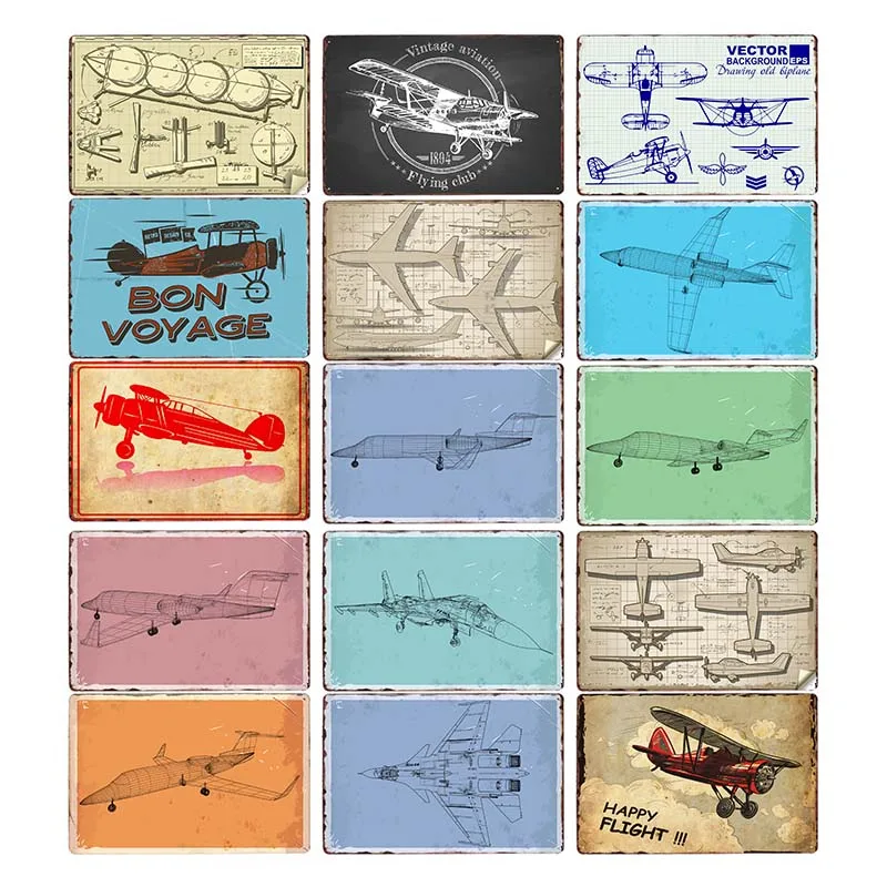 Airplane Blueprint Outline Retro Metal Signs American Plane Vintage Plaque Art Wall Tin Painting Pub Club Bar Shop Home Decor
Airplane Blueprint Outline Retro Metal Signs American Plane Vintage Plaque Art Wall Tin Painting Pub Club Bar Shop Home Decor