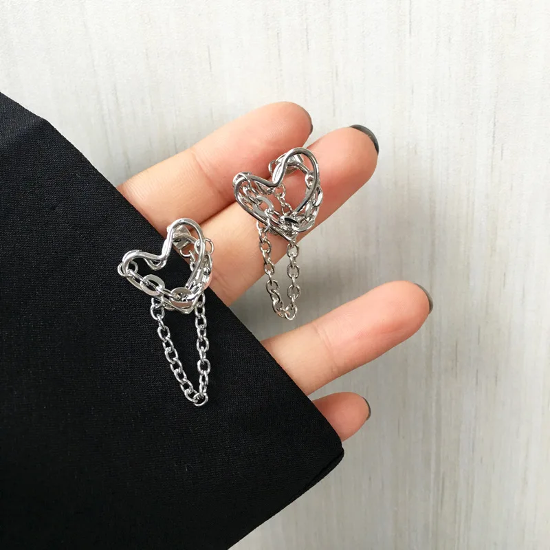 Shiny Hollow Love Heart Stud Earrings For Women Students Silver Color Chain Pendant Earring Elegant Boucle D'oreille Jewelry
Shiny Hollow Love Heart Stud Earrings For Women Students Silver Color Chain Pendant Earring Elegant Boucle D'oreille Jewelry