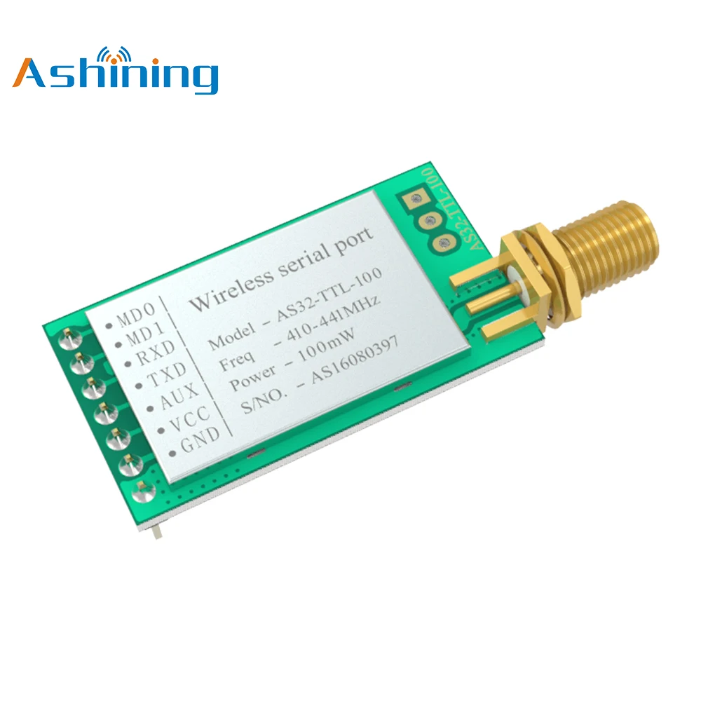 LoRa SX1278 433 МГц ASHINING беспроводной TX RX модуль приемопередатчика AS32 TTL100 UART дальний
