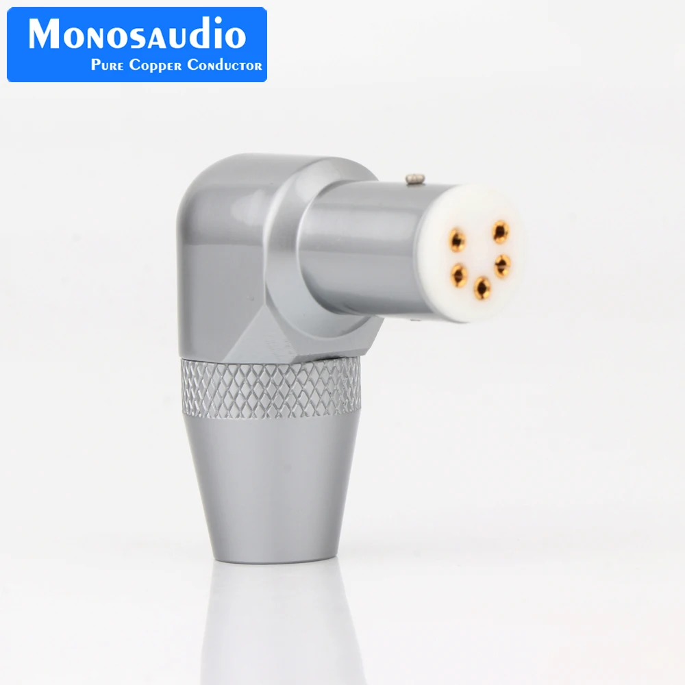 Monosaudio 5Pin Turntable Female DIN Plug Gold Plated Right Angled Tonearm Connector VinyI Jack 1PCS DI91G
Monosaudio 5Pin Turntable Female DIN Plug Gold Plated Right Angled Tonearm Connector VinyI Jack 1PCS DI91G