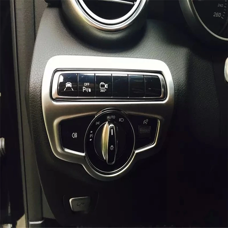 WELKINRY for Benz GLC X253 2015 2016 2017 2018 2019 2020 front car console head lamp light adjustment switch button knob trim 
WELKINRY for Benz GLC X253 2015 2016 2017 2018 2019 2020 front car console head lamp light adjustment switch button knob trim
