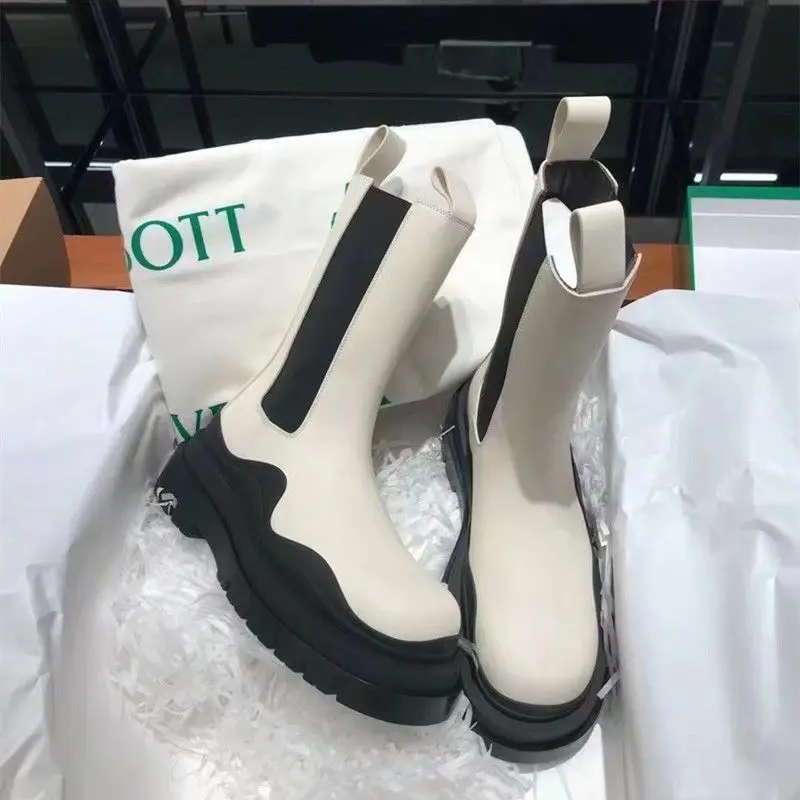 New Luxury Chelsea Boots 2021 Women Ankle Boots Chunky Winter Shoes Platform Ankle Boots Slip On White Female Boot Ladies Shoes
New Luxury Chelsea Boots 2021 Women Ankle Boots Chunky Winter Shoes Platform Ankle Boots Slip On White Female Boot Ladies Shoes