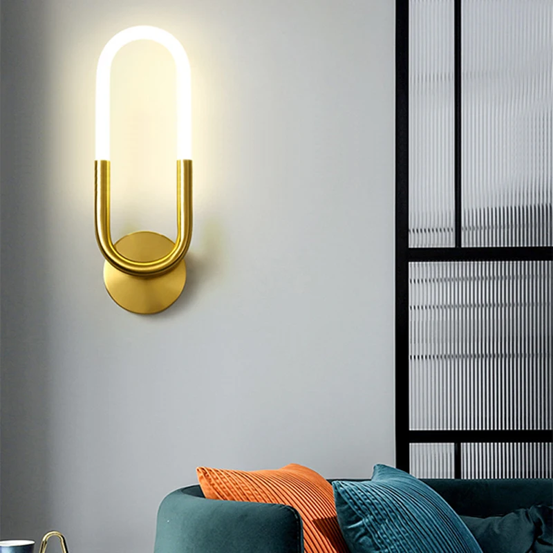 Modern LED Wall light U-shaped lamp Simple Home decoration Bathroom Bedroom Corridor Bedside Wall lamps
Modern LED Wall light U-shaped lamp Simple Home decoration Bathroom Bedroom Corridor Bedside Wall lamps
