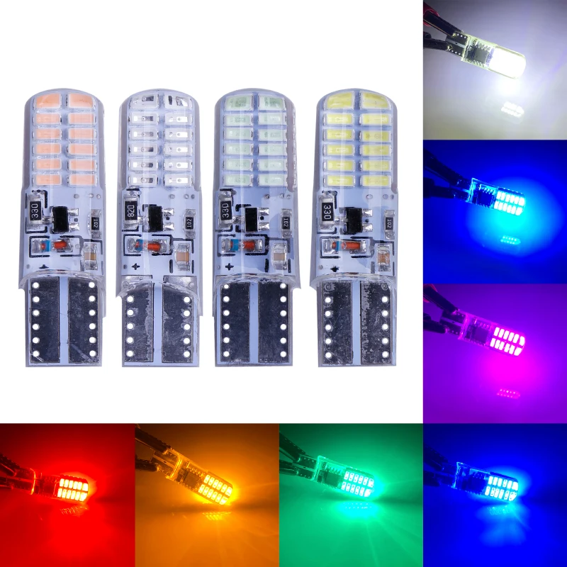 10PCS W5W T10 strobe flash LED silicone gel light 194 168 3014 24SMD Strobe Flash Two modes of Operation Car light bulbs
10PCS W5W T10 strobe flash LED silicone gel light 194 168 3014 24SMD Strobe Flash Two modes of Operation Car light bulbs