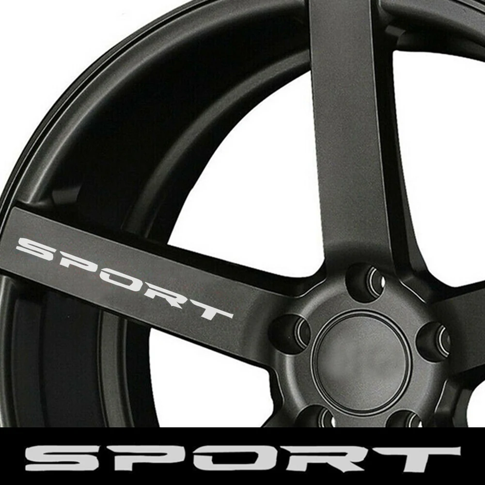 4pcs Car Sticker Sports Wheel Rim Stickers Decals Car Body Sticker Auto Door Rims Wheel Hub Racing Decal Exterior Accessories
4pcs Car Sticker Sports Wheel Rim Stickers Decals Car Body Sticker Auto Door Rims Wheel Hub Racing Decal Exterior Accessories