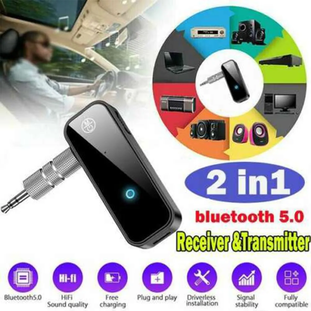 2 в 1 автомобильный радиоприемник 3,5 мм беспроводной громкой связи MP3 MP4 Bluetooth приемник передатчик адаптер Aux 5,0 Micro USB портативный
2 в 1 автомобильный радиоприемник 3,5 мм беспроводной громкой связи MP3 MP4 Bluetooth приемник передатчик адаптер Aux 5,0 Micro USB портативный