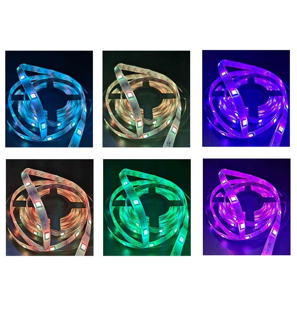 Bluetooth Luces LED Strip Lights RGB 5050 2835 SMD Flexible Ribbon Waterproof RGB 5M 10M Tape Diode WiFi IR Control LED Light
Bluetooth Luces LED Strip Lights RGB 5050 2835 SMD Flexible Ribbon Waterproof RGB 5M 10M Tape Diode WiFi IR Control LED Light