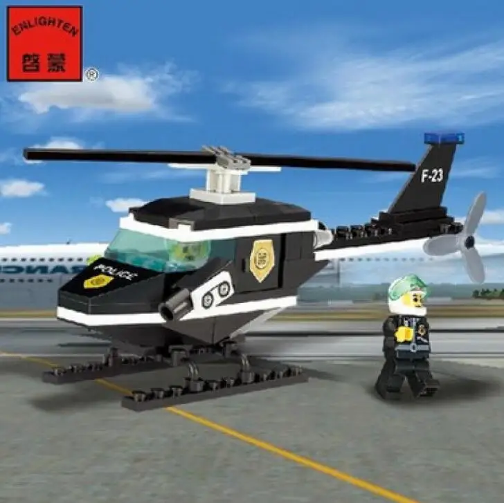 Enlighten Building Blocks Police Car Police Station 123-130 Model Building Kits Toys for Children Boys
Enlighten Building Blocks Police Car Police Station 123-130 Model Building Kits Toys for Children Boys