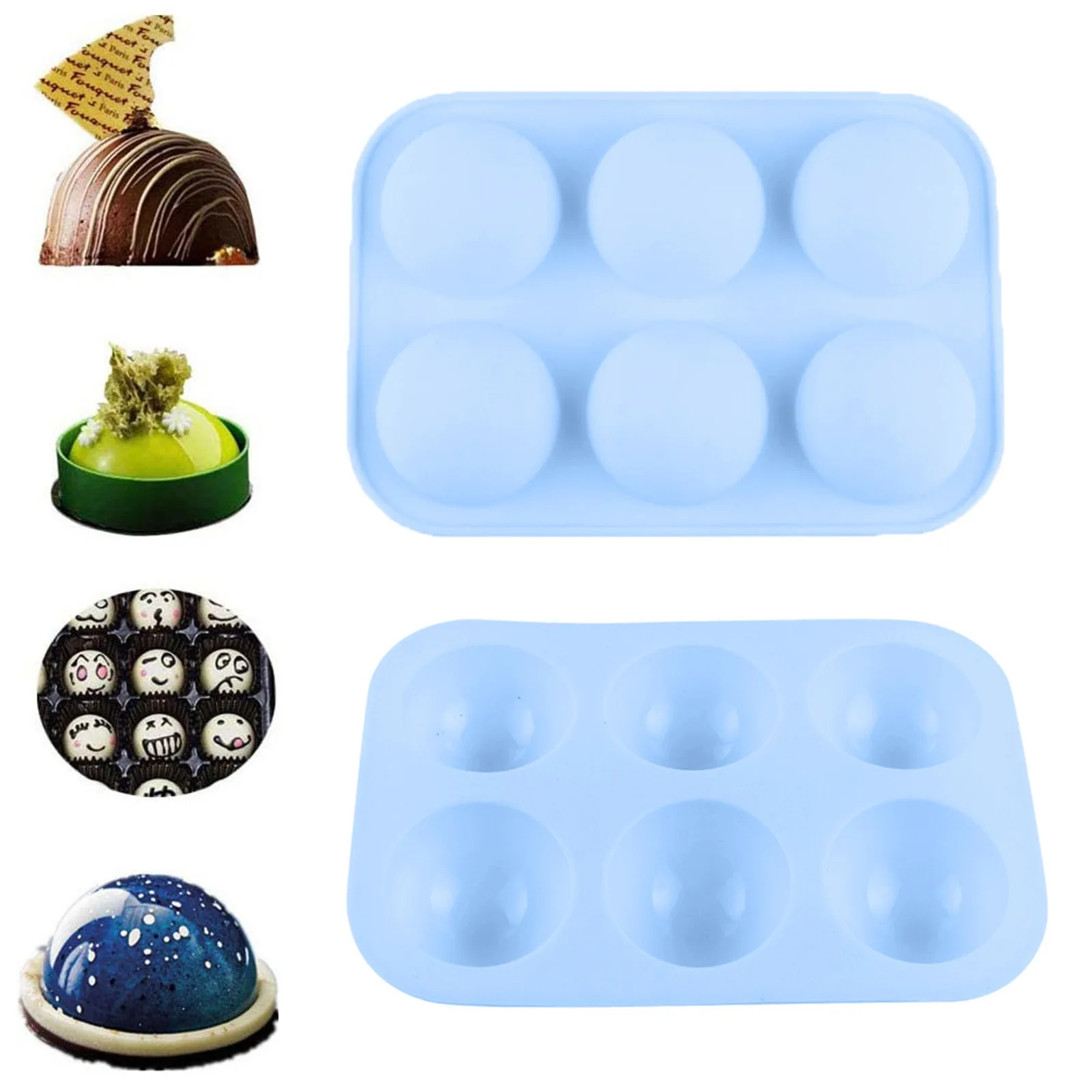 Random Color Round Shape Cake Mold Brown Half Ball Sphere Silicone Mold For Chocolate Dessert Mould DIY Decorating Cake Mold 
Random Color Round Shape Cake Mold Brown Half Ball Sphere Silicone Mold For Chocolate Dessert Mould DIY Decorating Cake Mold