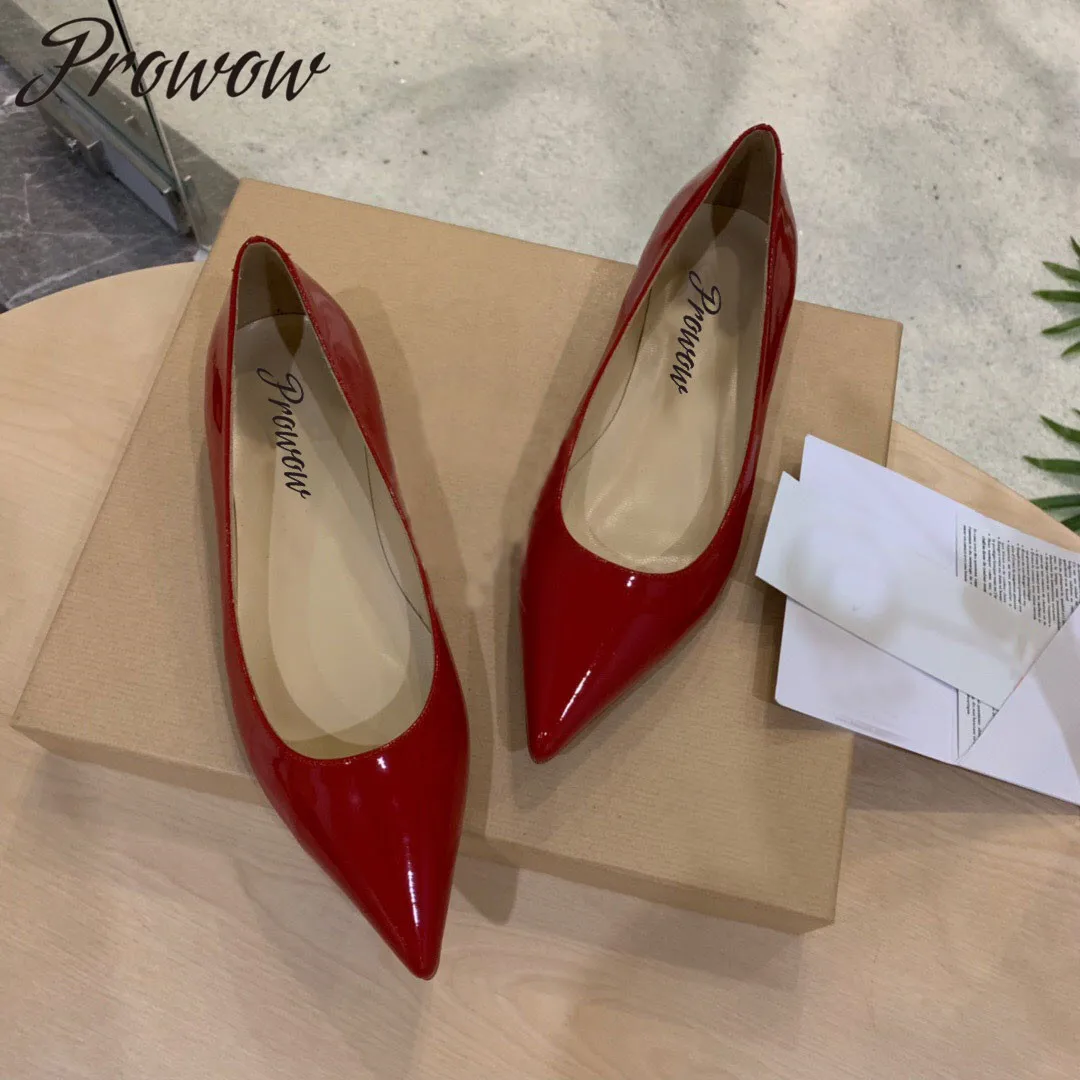 Prowow New Genuine Leather Sexy Pointed Toe HIgh Heels Slip On Party Wedding Pumps Shoes Women Luxury Brand
Prowow New Genuine Leather Sexy Pointed Toe HIgh Heels Slip On Party Wedding Pumps Shoes Women Luxury Brand