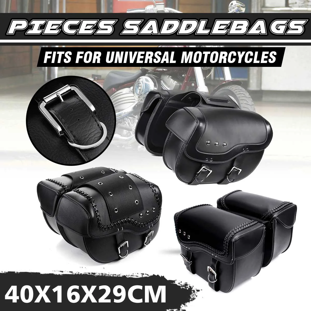 Universal Motorcycle Saddlebag Saddle Bags Storage Luggage Tool Bag PU Leather For Suzuki/Yamaha/Honda
Universal Motorcycle Saddlebag Saddle Bags Storage Luggage Tool Bag PU Leather For Suzuki/Yamaha/Honda