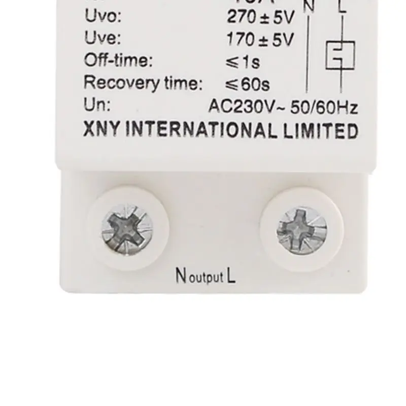 230V AC 40A Din Rail Recovery Over Under Voltage Protector Device Self-resetting
230V AC 40A Din Rail Recovery Over Under Voltage Protector Device Self-resetting