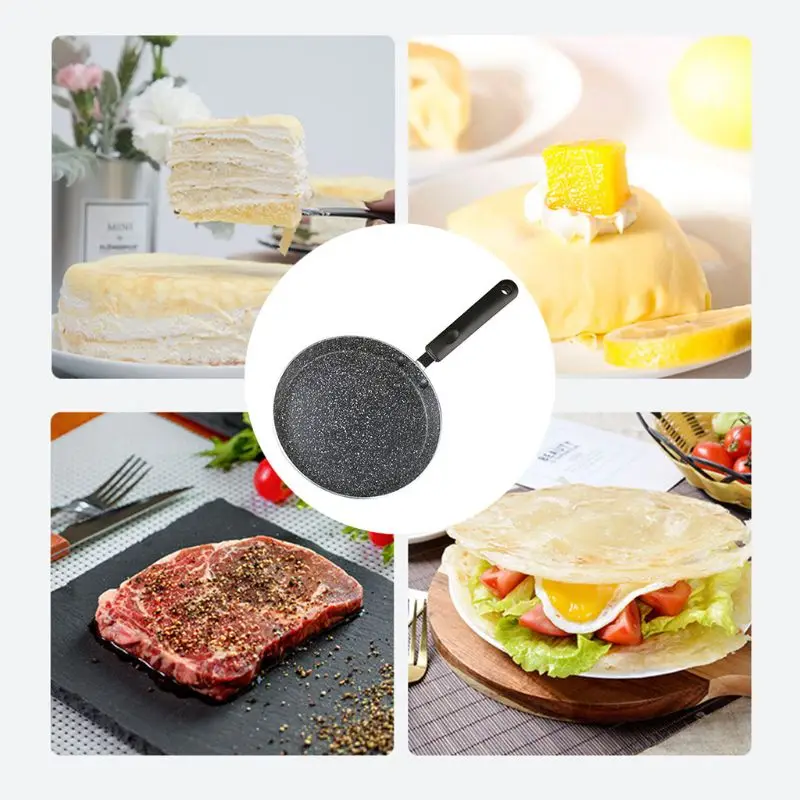6/8inch Thickening Stone Non-Stick Frying Pan Multi-Purpose Pancake Steak Cooking Tool for Gas Induction
6/8inch Thickening Stone Non-Stick Frying Pan Multi-Purpose Pancake Steak Cooking Tool for Gas Induction