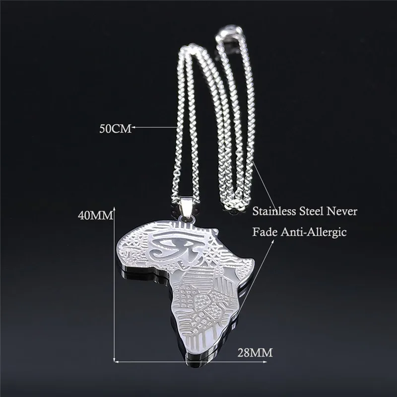 2021 Eye of Africa Map of South Africa Necklace StainlessSteel Bells Chain Necklace Jewelrycatenina acciaio inox NXS02
2021 Eye of Africa Map of South Africa Necklace StainlessSteel Bells Chain Necklace Jewelrycatenina acciaio inox NXS02