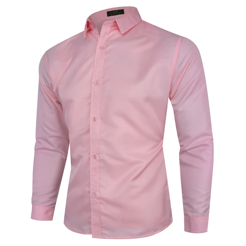 Formal Autumn Men Shirt 2019 Fashion Solid Mens Shirts Regular Fit Long Sleeve Shirt Men Off White Casual Streetwear Men Dress
Formal Autumn Men Shirt 2019 Fashion Solid Mens Shirts Regular Fit Long Sleeve Shirt Men Off White Casual Streetwear Men Dress