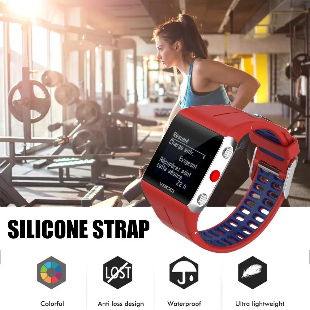 Replacement Watch Strap Soft Silicone Band For Polar V800 Sports Bracelet Strap Wristband Watch Wrist Strap Accessories Belt
Replacement Watch Strap Soft Silicone Band For Polar V800 Sports Bracelet Strap Wristband Watch Wrist Strap Accessories Belt