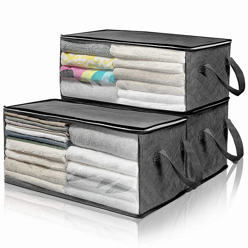 New Wardrobe Dust-Proof Storage Box Non-Woven Foldable Clothing Quilt Moisture-Proof Boxes For Storing Housekeeper For Home
New Wardrobe Dust-Proof Storage Box Non-Woven Foldable Clothing Quilt Moisture-Proof Boxes For Storing Housekeeper For Home