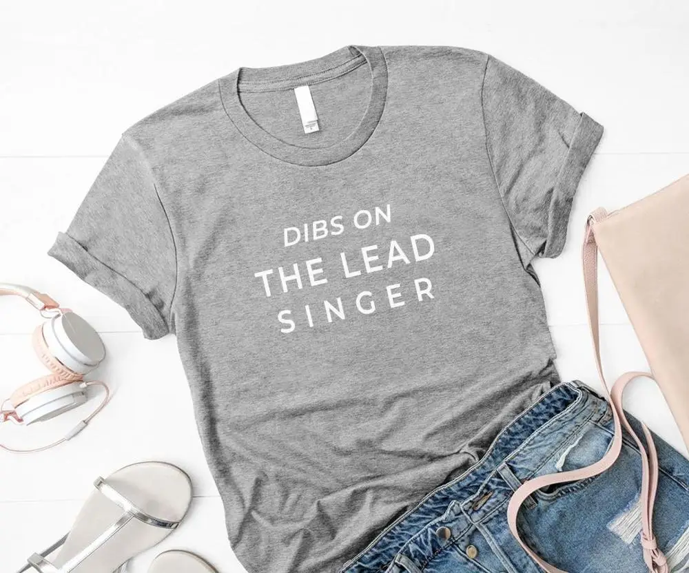 Women T Shirt Dibs on The Lead Singer Letter Print Tshirt Women Short Sleeve O Neck Loose T-shirt Ladies Causal Tee Shirt
Women T Shirt Dibs on The Lead Singer Letter Print Tshirt Women Short Sleeve O Neck Loose T-shirt Ladies Causal Tee Shirt