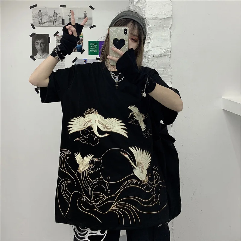 Women's Tops Japanese Casual T-shirt Harajuku Animal Print Fashion Loose Summer Women T-Shirt Soft Plus-Size Cool Tee Top
Women's Tops Japanese Casual T-shirt Harajuku Animal Print Fashion Loose Summer Women T-Shirt Soft Plus-Size Cool Tee Top