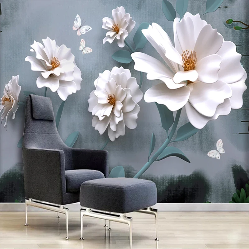Custom Any Size Mural Wallpaper Modern White Flower Petals Wall Painting Living Room TV Sofa Bedroom Home Decor Papel De Parede
Custom Any Size Mural Wallpaper Modern White Flower Petals Wall Painting Living Room TV Sofa Bedroom Home Decor Papel De Parede