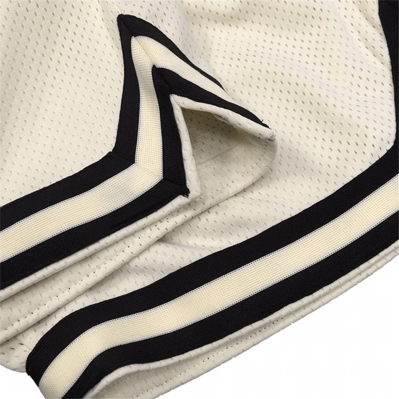 Best Version Black/Cream Heavy Mesh Shorts Kanye Drawstring Track Jogger Four-Pocket Styling
Best Version Black/Cream Heavy Mesh Shorts Kanye Drawstring Track Jogger Four-Pocket Styling